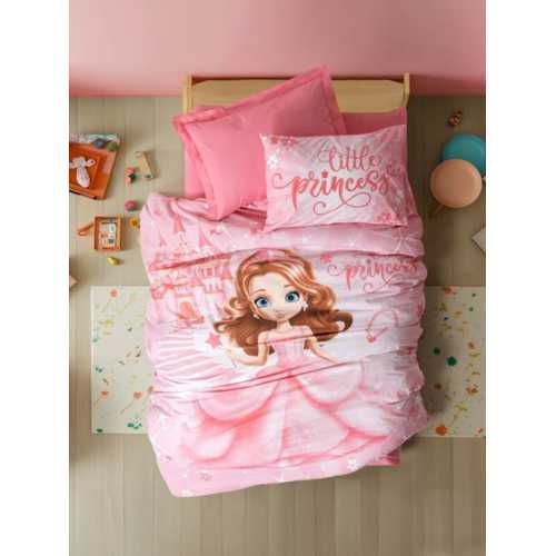COTTON BOX GENÇ RANFORCE NEVRESIM TAKIMI TEK KIŞILIK GIMBIYA PEMBE