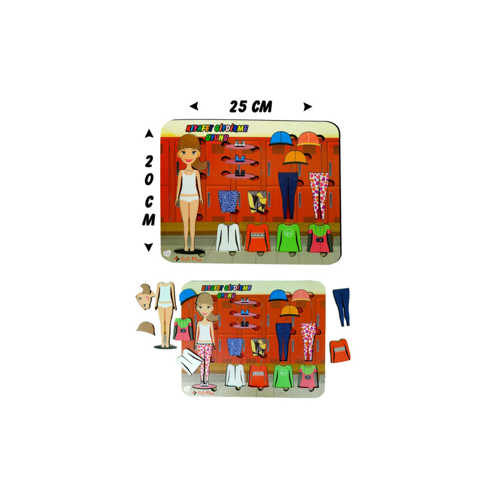 GİFT PLUS AHŞAP KIYAFET GİYDİRME 20X25