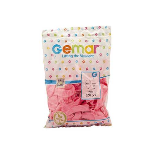 GEMAR BALON G90 26CM 100LÜ PEMBE 057