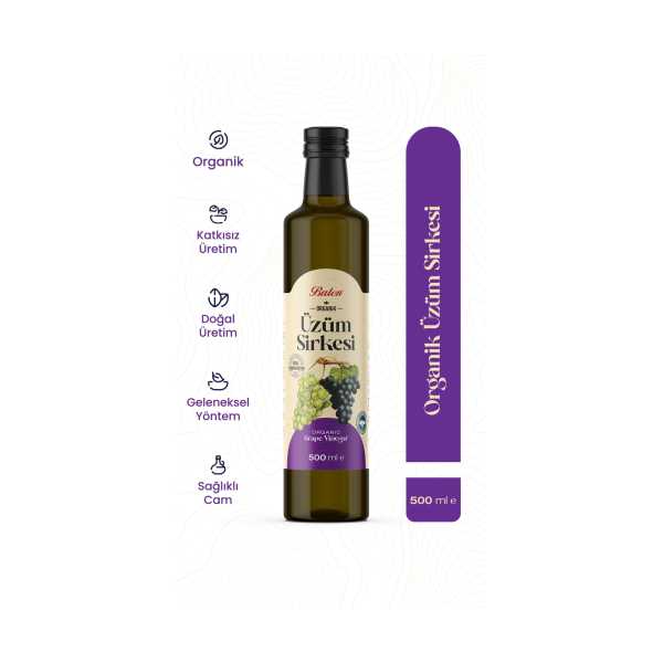 BALEN ORGANİK ÜZÜM SİRKESİ *500 ML