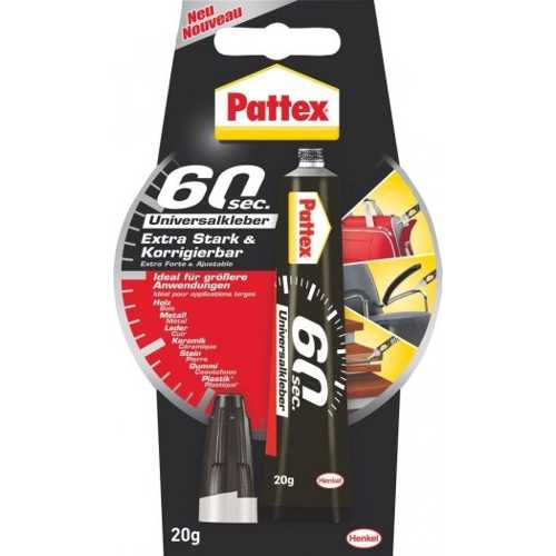 PATTEX 60 SANİYE UNİVERSAL YAPIŞTIRICI 20 GR 19943