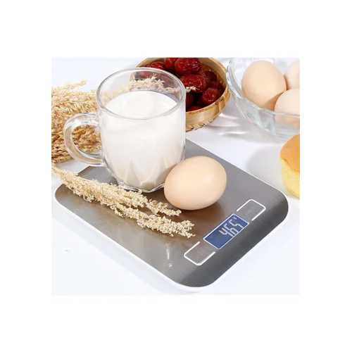 METAL DİJİTAL MUTFAK TERAZİSİ HASSAS TARTI 5 KG CROWN (4172)