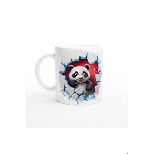 3D SEVİMLİ PANDA BASKILI KUPA BARDAK