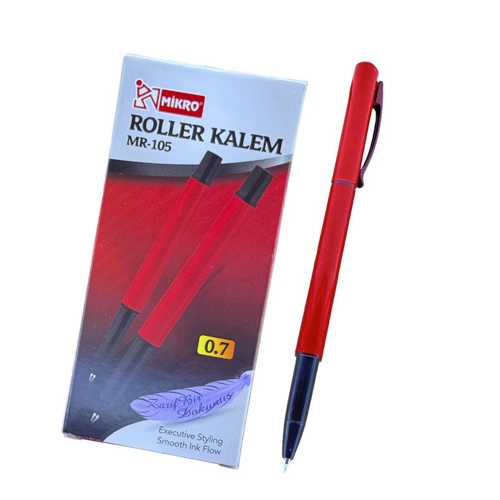 MİKRO MR-105 ROLLER KALEM KIRMIZI 0.7MM -12-