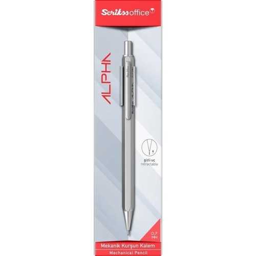 SCRİKSS ALPHA 0.7MM VERSATİL KALEM GRİ