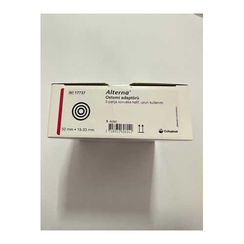 KOLOSTOMI ADAPTÖRÜ KONVEKS 50MM . 15-33MM 5 ADET 17737 (SADECE ADAPTÖR)