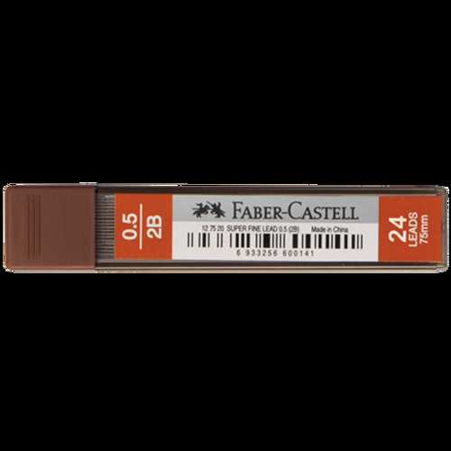 FABER MİNGRİP SUPER KALEM UCU 2B 24LÜ 0.5 75MM -12