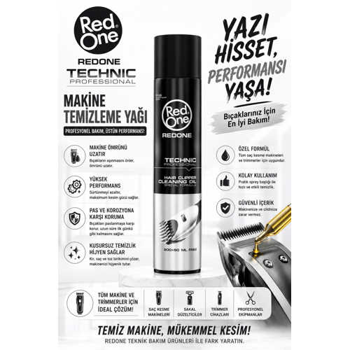 REDONE TRAŞ MAKINESI TEMIZLEME YAĞI 200 ML