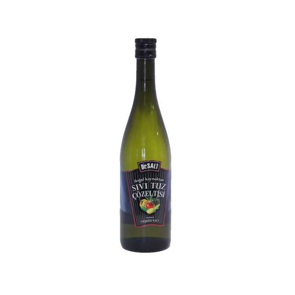 84 MİNERALLİ DOĞAL SIVI TUZ ÇÖZELTİSİ  YEMEKLİK CAM ŞİŞE - 940 GR. 750 ML.