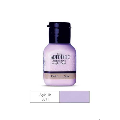 ARTDECO AKRİLİK BOYA 25ML 3011 AÇIK LİLA