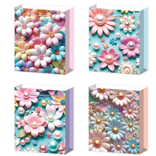 PİN HEDİYELİK KARTON ÇANTA 30X41.5X12 12Lİ NO:27