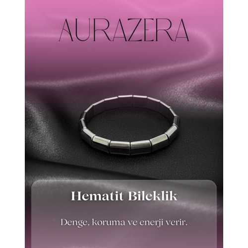 HEMATIT DOĞAL TAŞ BILEKLIK – DENGE, KORUMA, ENERJI