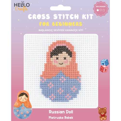 H.CRAFTS B. SEVİYESİ KANAVİÇE KİTİ-MATRUŞKA BEBEK