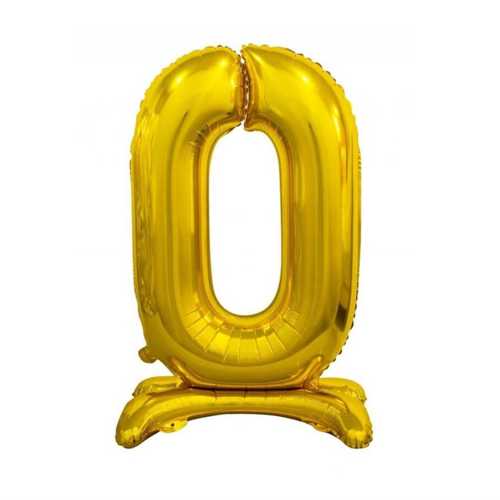 RPS FOLYO BALON AYAKLI RAKAM GOLD 32" 0 8140