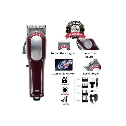 TC-1453 SAÇ SAKAL KESİM MAKİNESİ İKİ YIL GARANTİ