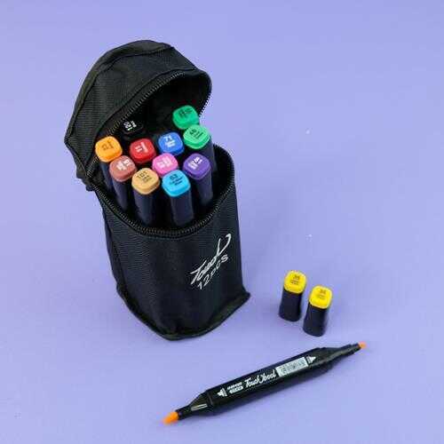 TOUCH ÇANTALI MARKER KALEM ÇİFT UÇLU -12-