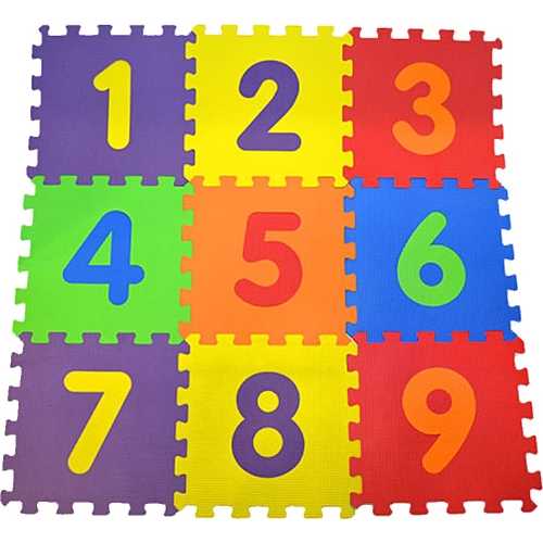MATRAX EVA PUZZLE YER MATI 33X33 7MM RAKAMLAR
