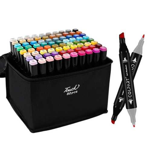 TOUCH ÇANTALI MARKER KALEM ÇİFT UÇLU -80-