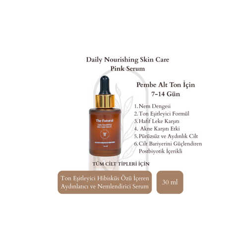 HİBİSKUSLU AYDINLATICI & LEKE KARŞITI YOĞUN NEMLENDİRİCİ CİLT SERUMU | THE FUTURAL 30 ML
