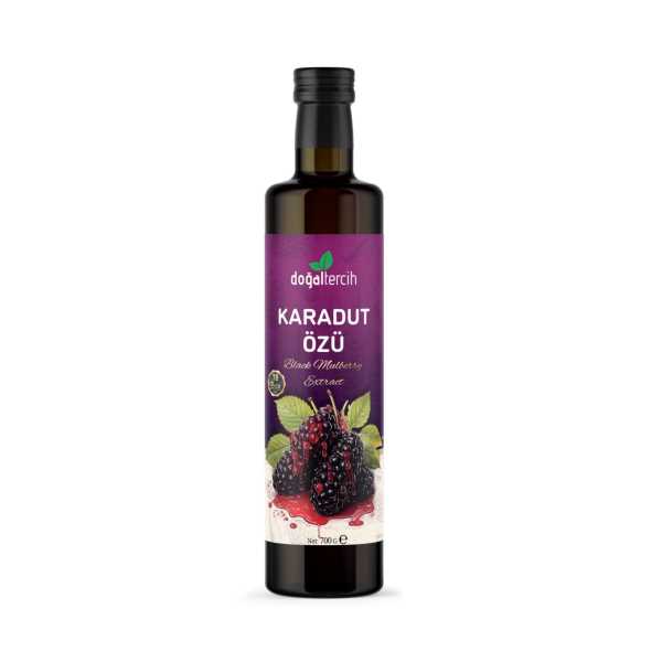 DOĞALTERCİH SOĞUK SIKIM KARADUT ÖZÜ (BLACK MULBERRY EXTRACT) 700 GR