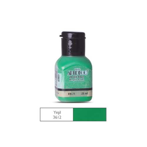 ARTDECO AKRİLİK BOYA 25ML 3612 YEŞİL