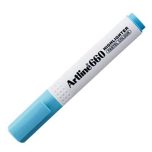 ARTLİNE 660 FOSFORLU KALEM KESİK PASTEL BLUE -12-