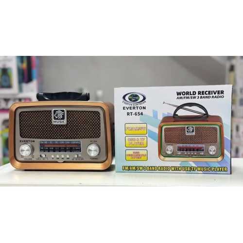 EVERTON USB BT FM NOSTAJIK MÜZİK ÇALAR RADYO 654
