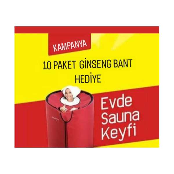 DNC PORTATİF EV TİPİ SAUNA (10 PAKET GİNSENG BANT HEDİYE)
