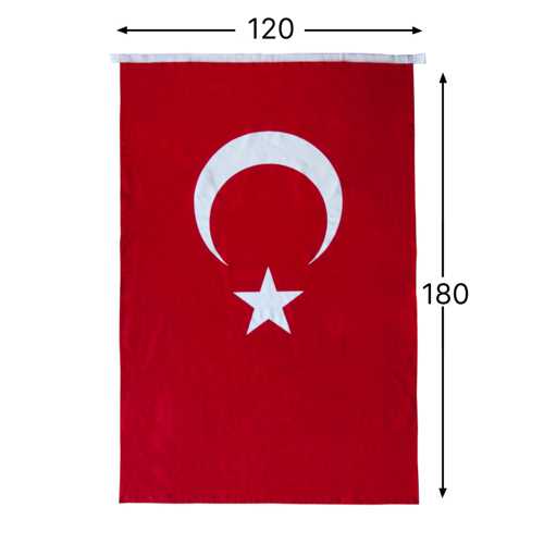 ORMİ ALPAKA TÜRK BAYRAĞI 120X180CM