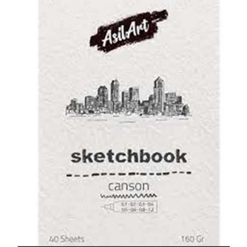 ASİLART SKETCHBOOK 160GR A4 PR ESKİZ AYDINGER 25YP
