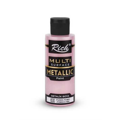 RİCH MULTİ METALİK 120ML 6530 PUDRA PEMBE