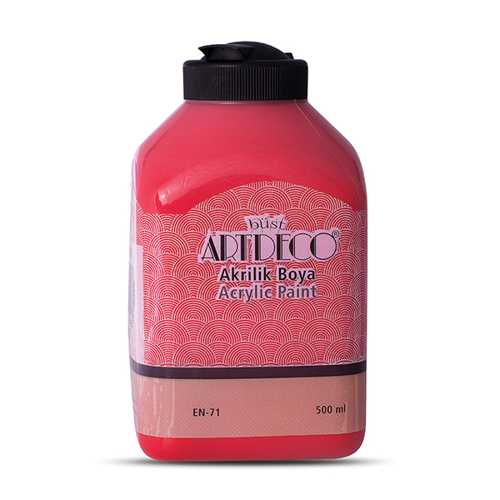 ARTDECO AKRİLİK BOYA 500ML 3016 KIRMIZI