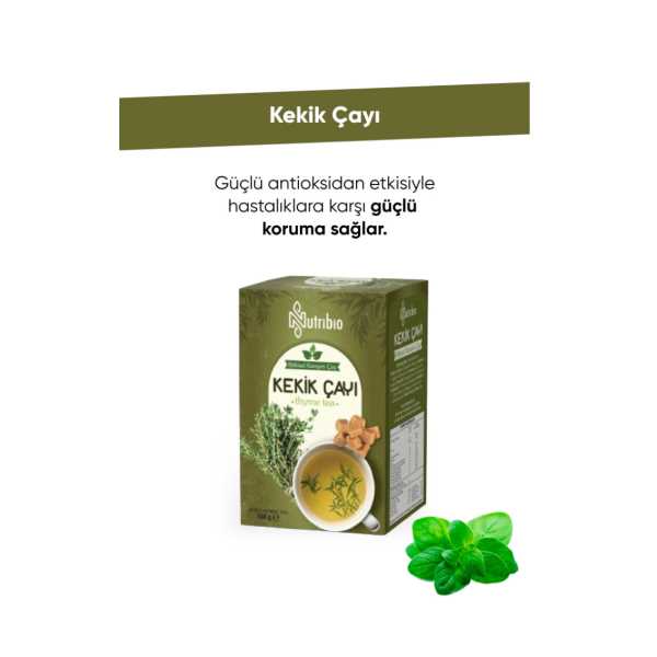 NUTRİBİO KÜP ŞEKLİNDE KEKİK ÇAYI 150 GR