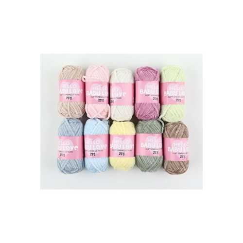 H.CRAFTS BABY LOVE İPLİK PAKETİ PASTEL 12X25G