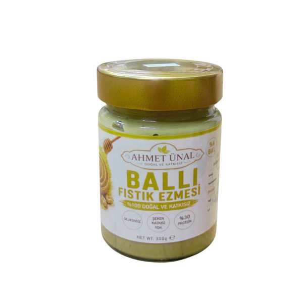 BY AHMET ÜNAL BALLI FISTIK EZMESİ 300 GR