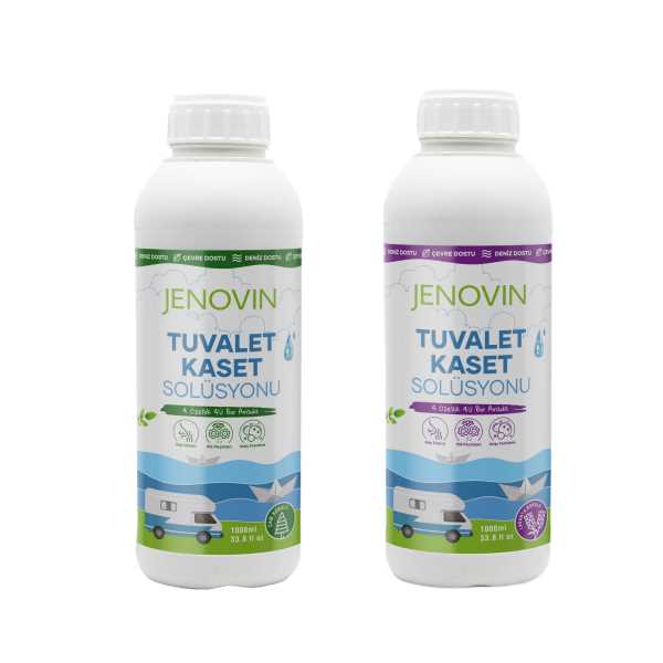 JENOVİN KARAVAN TEKNE YAT TUVALET WC KASET ATIK KİMYASALI LAVANTA - ÇAM KOKULU 1L