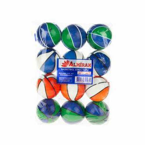 ALMİRAN STRES TOPU 7.6CM -12 RENKLİ