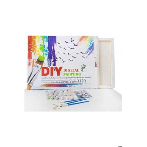 DIY TUVAL NUMARALI SAYILI BOYAMA SETİ