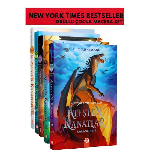ATEŞTEN KANATLAR SERİSİ KİTAP SETİ – ÇOCUK FANTASTİK MACERA ROMANLARI 5 KİTAP TAKIM