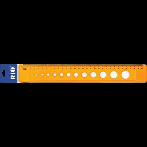 RİO 30CM CETVELLİ DAİRE ŞABLONU
