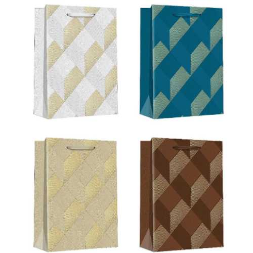 PİN HEDİYELİK KARTON ÇANTA 30X12X41.5 12Lİ NO:52