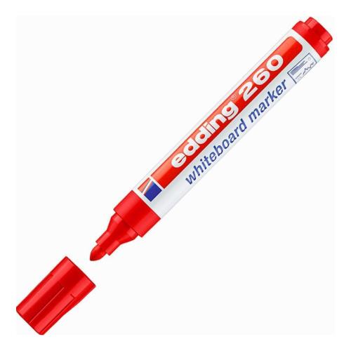 EDDİNG TAHTA KALEMİ 260 YUVARLAK 1.5-3MM KIRMIZI