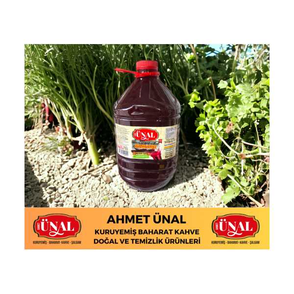 DOĞAL EV YAPIMI KATKISIZ AHMET ÜNAL ŞALGAMLARI - ACILI 5 LİTRE