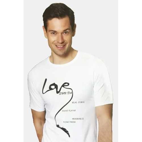BERRAK ERKEK  LOVE BASKILI T SHİRT 1037
