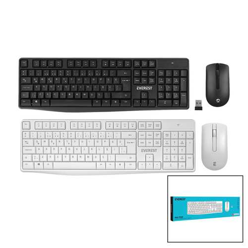 EVEREST KM-7500  KABLOSUZ  MULTİMEDİA  KLAVYE - MOUSE  SETİ   Q KALVYE (4172)