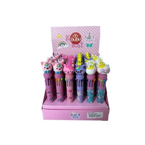 BUBU ÇOK RENKLİ TÜKENMEZ KALEM -36-