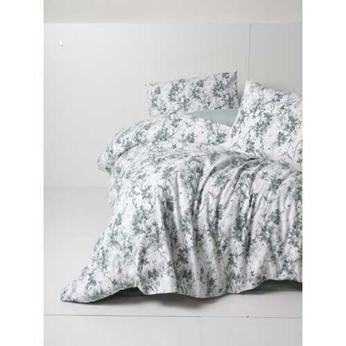 COTTON BOX FLANEL NEVRESIM TAKIMI ÇIFT KIŞILIK CASEY PETROL