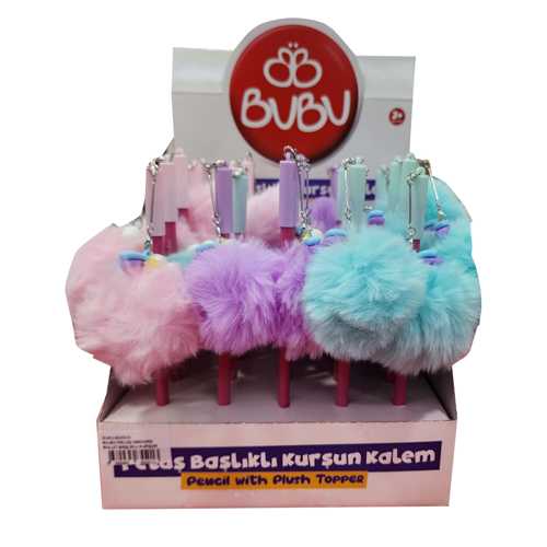 BUBU PELUŞ UNİCORN BAŞLIKLI KURŞUN KALEM -25-