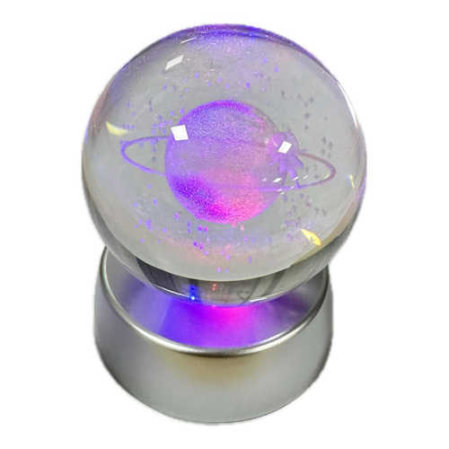 HK SATÜRN KRİSTAL LEDLİ CAM KÜRE 333