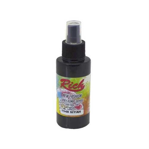 RİCH SPREY KUMAŞ BOYASI 60ML 1548 SİYAH